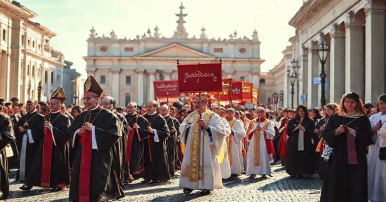 Pielgrzymka katolicka podczas Jubileuszu w Watykanie