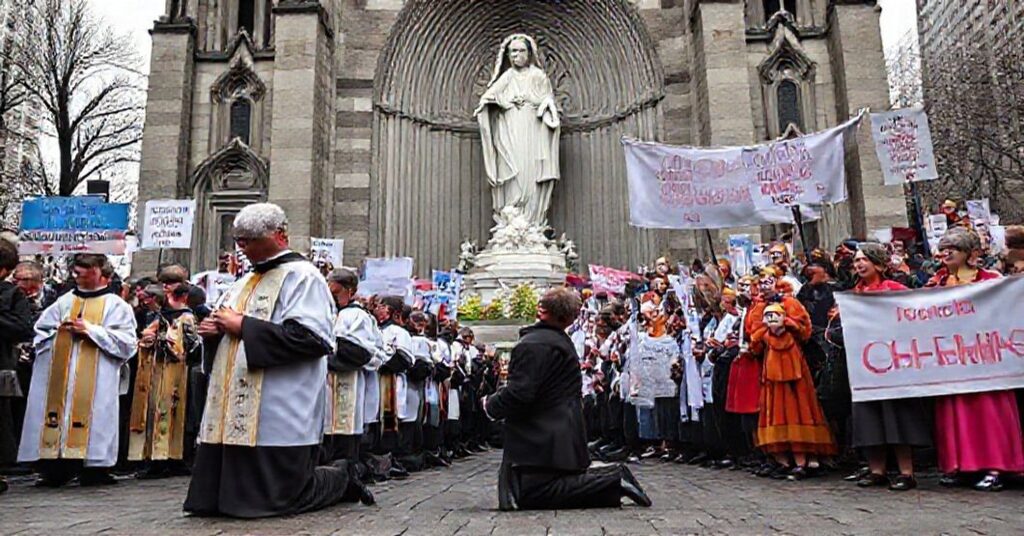 Solemne katolickie marsze pro-life w Bostonie pod przewodnictwem sedewakantystów