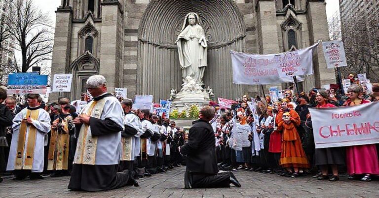 Solemne katolickie marsze pro-life w Bostonie pod przewodnictwem sedewakantystów