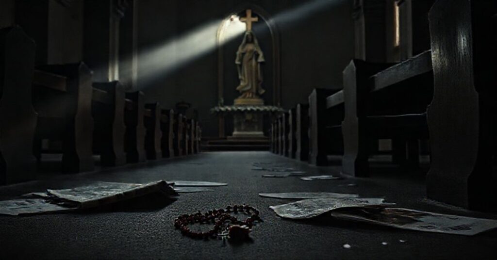 Obraz przedstawiający moralne i teologiczne konsekwencje działań Mirosława Chojeckiego w kontekście katolickim