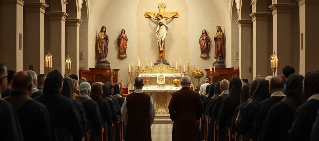 Zbieranie katolików w sanktuarium Matki Bożej Szkaplerznej w Czernej z okazji 775-lecia rzekomych objawień szkaplerza