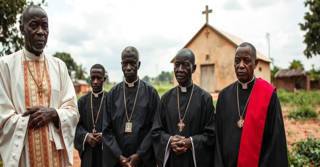 Tradycyjni katolicy w Zambii, stojący twarde w swojej wierze w obliczu politycznego zamieszania.