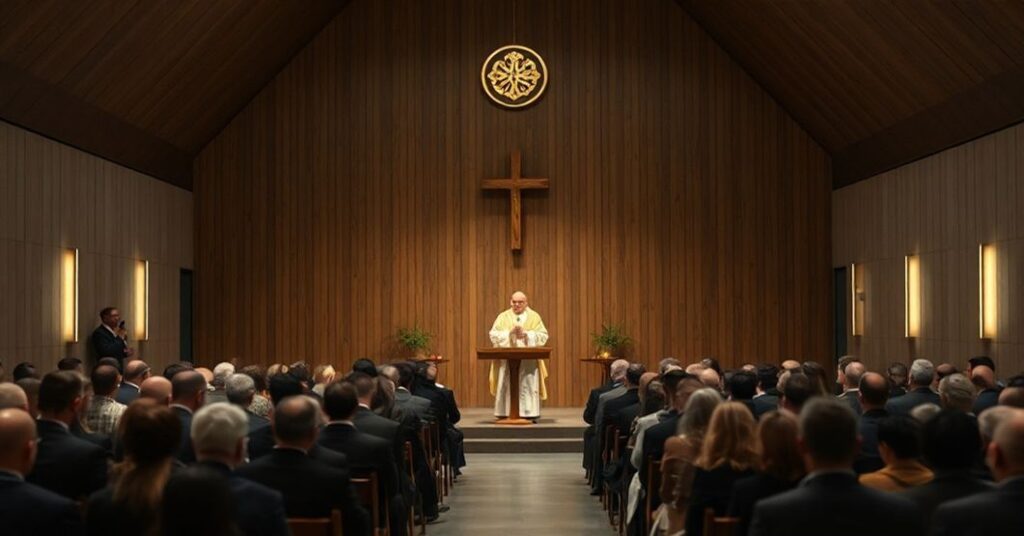 Scena uroczystości wręczenia Nagrody im. bł. ks. Emila Szramka w Katowicach w 2025 roku.