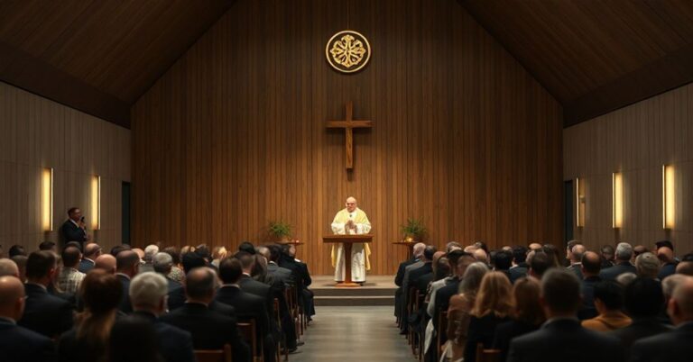 Scena uroczystości wręczenia Nagrody im. bł. ks. Emila Szramka w Katowicach w 2025 roku.