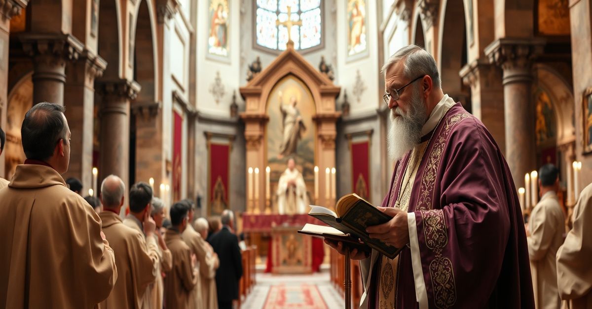 Kazanie o kuszeniu Chrystusa na pustyni - Dom Prosper Guéranger Kazanie Doma Prospera Guérangera na temat kuszenia Chrystusa na pustyni w Bazylice św. Jana na Lateranie w Rzymie.