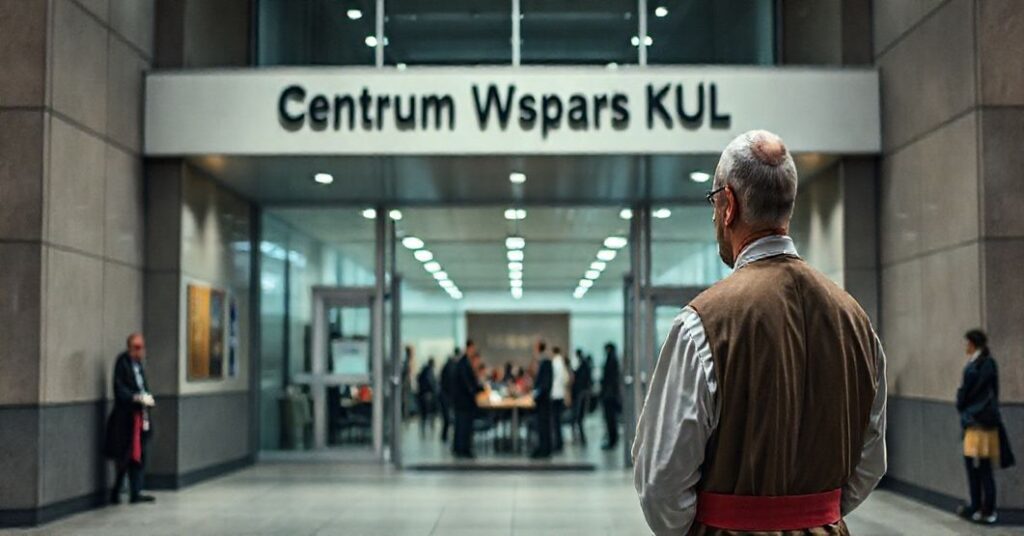 Tradycyjny ksiądz katolicki patrzy z niepokojem na Centrum Wsparcia KUL, gdzie brak duchowej formacji i sakramentów, a akcent kładzie się na świeckie działania humanitarne.
