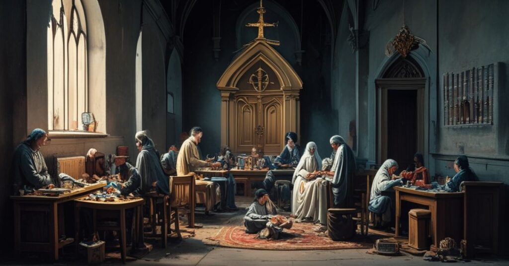 Scena humanitarna w parafii katolickiej w Kijowie - brak duchowego wsparcia