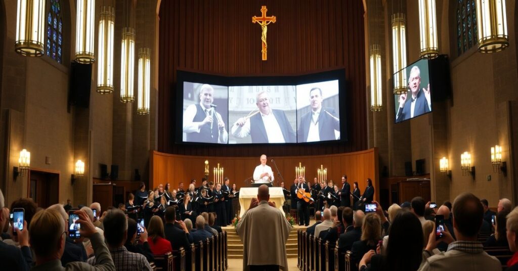 Konkert Zbigniewa Preisnera w kościele św. Stanisława BM w Starym Bielsku - profanacja sakralnej przestrzeni