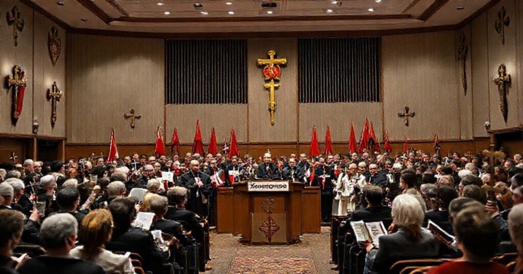 Konferencja KROPS przeciwko reformie edukacyjnej "Kompas jutra" w katolickim kontekście