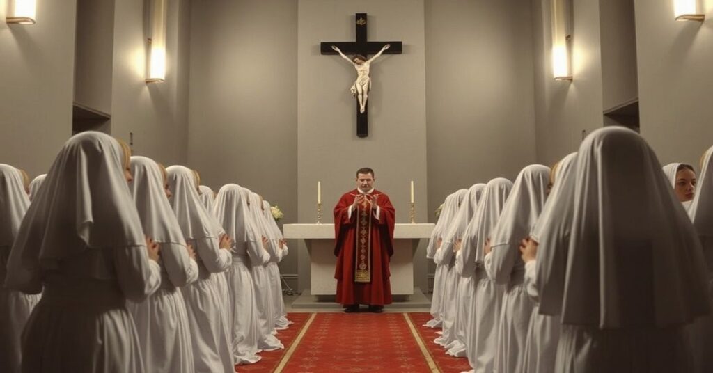 Ceremonia konsekracji dziewic i błogosławieństwa wdów w modernistycznej kaplicy w Tarnowie w 2026 roku