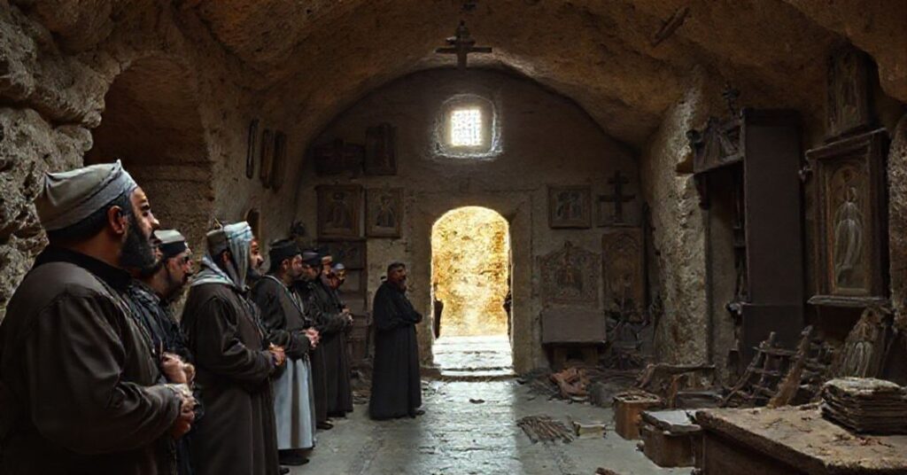 Solemne przedstawienie Groty Narodzenia w Betlejem z Mahmudem Abbasem nadzorującym kontrowersyjną renowację.