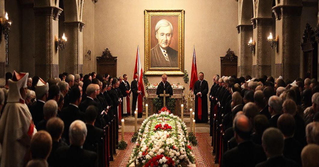 Uroczystość ku czci Jerzego Popiełuszki z udziałem prezydenta Karola Nawrockiego w kościele św. Stanisława Kostki w Warszawie.