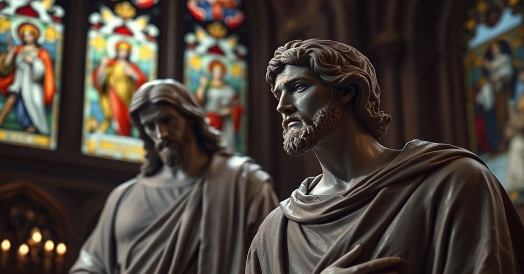 Posąg Chrystusa i Charliego Kirka w Ave Maria - bluźnierstwo lub sztuka? Chrystus i Charlie Kirk - kontrowersyjne posągi w katolickim uniwersytecie