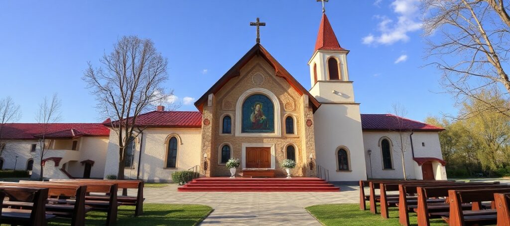 Bazylika św. Wawrzyńca i św. Zdzisławy w Jabłonnym w Podještědí po profanacji - rozbity relikwiarz z relikwii Świętej Zdzisławy