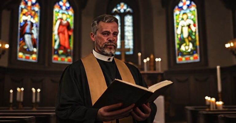 Ks. Marian Machinek MSF w tradycyjnym kościele katolickim rozmyślający nad modernistycznym zniekształceniem adwentowej czujności