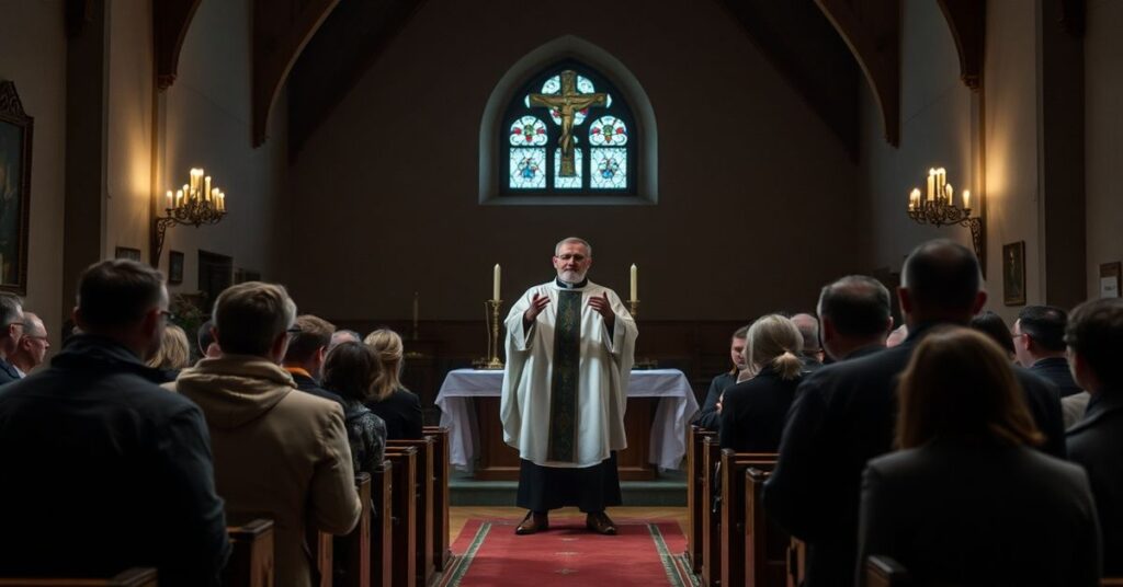 Tradycyjna Msza Święta w Norwegii: ks. Krzysztof Przanowski w nowoczesnej liturgii wśród Polonii