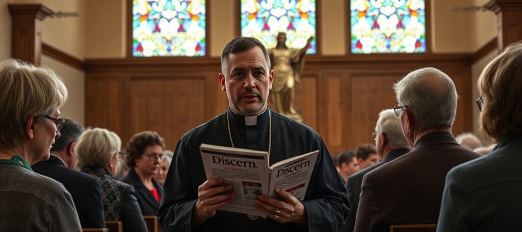 Ks. Duberley Salazar przedstawia metodę głosowania katolickiego w tradycyjnym kościele