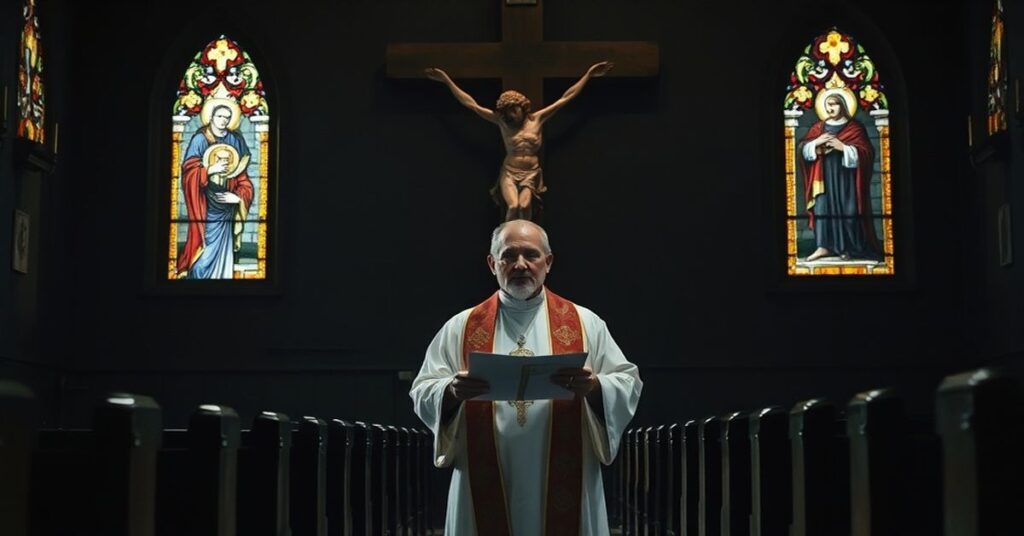 Priest ks. Nikos Skuras w kościele propaguje modernistyczne błędy dotyczące grzechu i pokuty