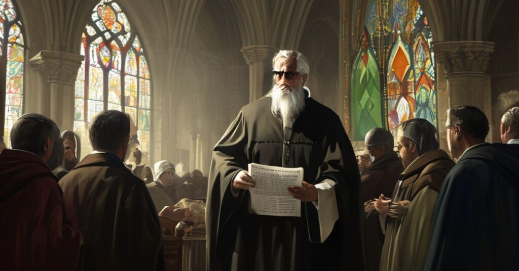 Ksiądz w tradycyjnych szatach liturgicznych przestroga przed umową Słowacji z Watykanem