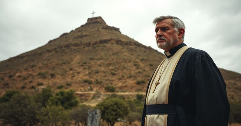 Realistyczne przedstawienie miejsca domniemanego objawienia Matki Bożej z Guadalupe w Meksyku z katolickiego punktu widzenia tradycyjnego.