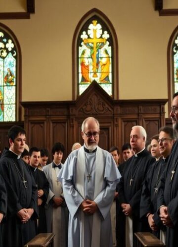 Laikatyzacja formacji kapłańskiej w seminariach Redemptoris Mater Seminarium kleryków w tradycyjnym kościółkowym otoczeniu z obecnością świeckich katechetów, w tym kobiet, wpływających na formację kapłańską.