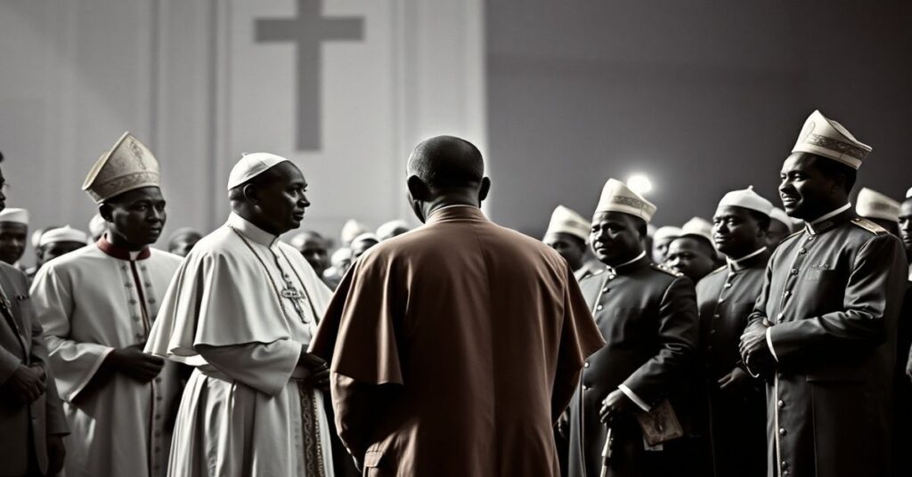 Uzurpator Leon XIV w Gwinei Równikowej podczas modernistycznego przemówienia w 2026 roku