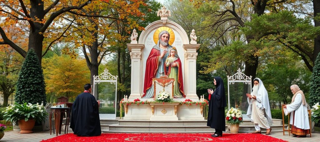 Leon XIV stoi na placu św. Piotra z dokumentem Lumen gentium