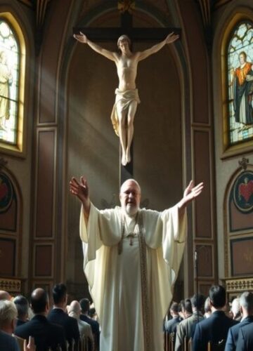 Leon XIV w Rzymie: Apostazja i herezja w parafii Najświętszego Serca Jezusa Leon XIV w rzymskiej parafii Najświętszego Serca Jezusa promujący heretycką "wolność" przeciwko Chrystusowi Królowi