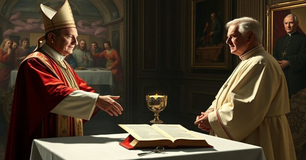 Leon XIV (antypapież) wita Sarah Mullally, arcybiskupa Canterbury w Watykanie - symboliczny obraz ekumenicznej apostazji