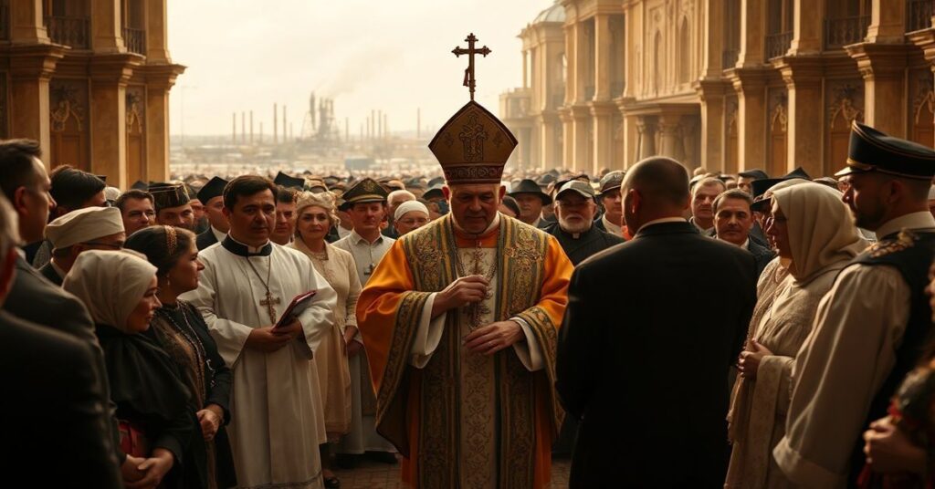 Fałszywy papież Leon XIV podczas wizyty w Gwinei Równikowej - modernizm w katolickim krajach