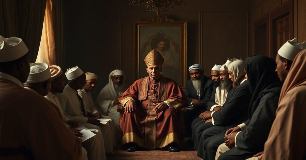 Uzurpator Leon XIV spotyka się z muzułmanami w Jaunde, Kamerun 2026 - symbol synkretyzmu i apostazji