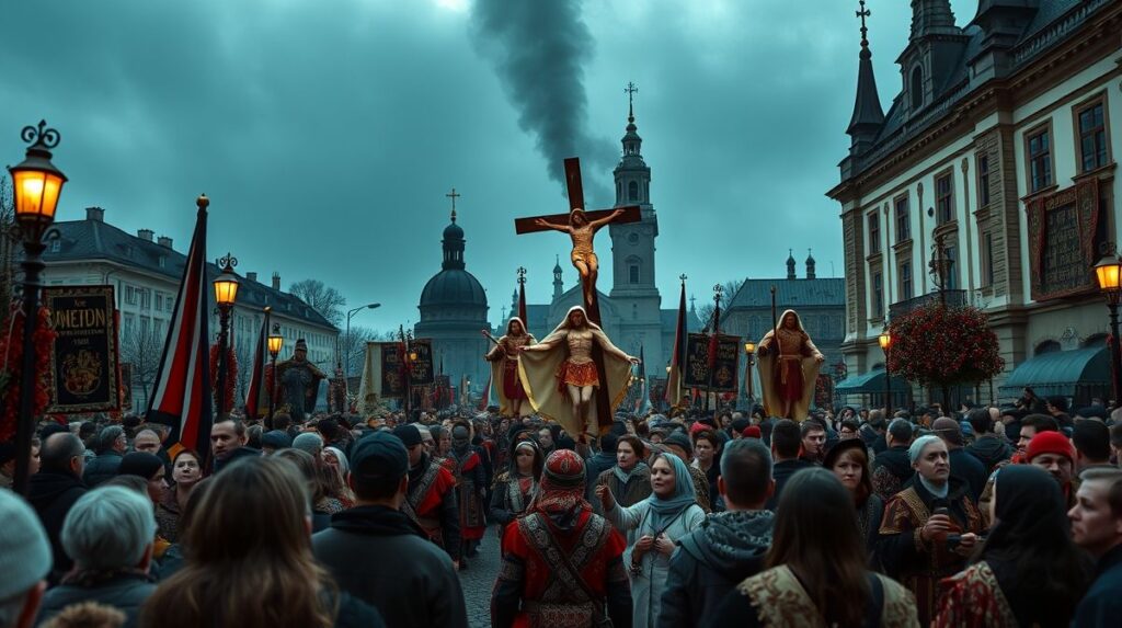 Łowickie Boże Ciało: Bałwochwalcza Farsa