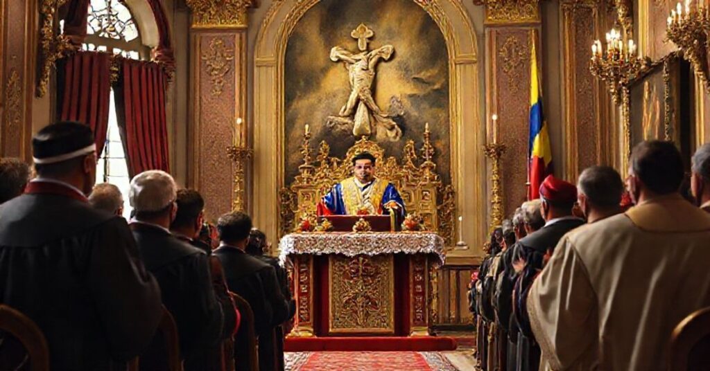 Prezydent Nicolás Maduro przemawia do ewangelikalnych pastorów w Pałacu Miraflores