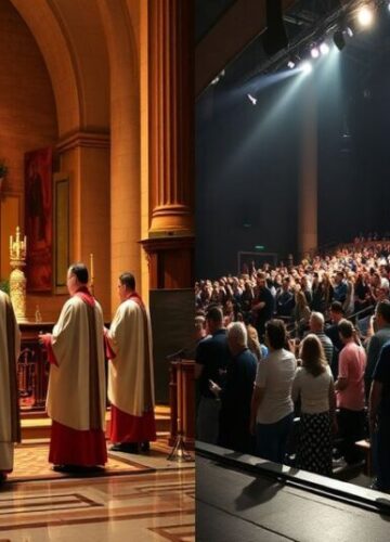 Tradycja vs. Emocjonalizm: Magnificat w Żywcu – Rzetelna Analiza Rzetelne porównanie tradycyjnej adoracji oraz protestanckiego eventu 'Magnificat' w Żywcu