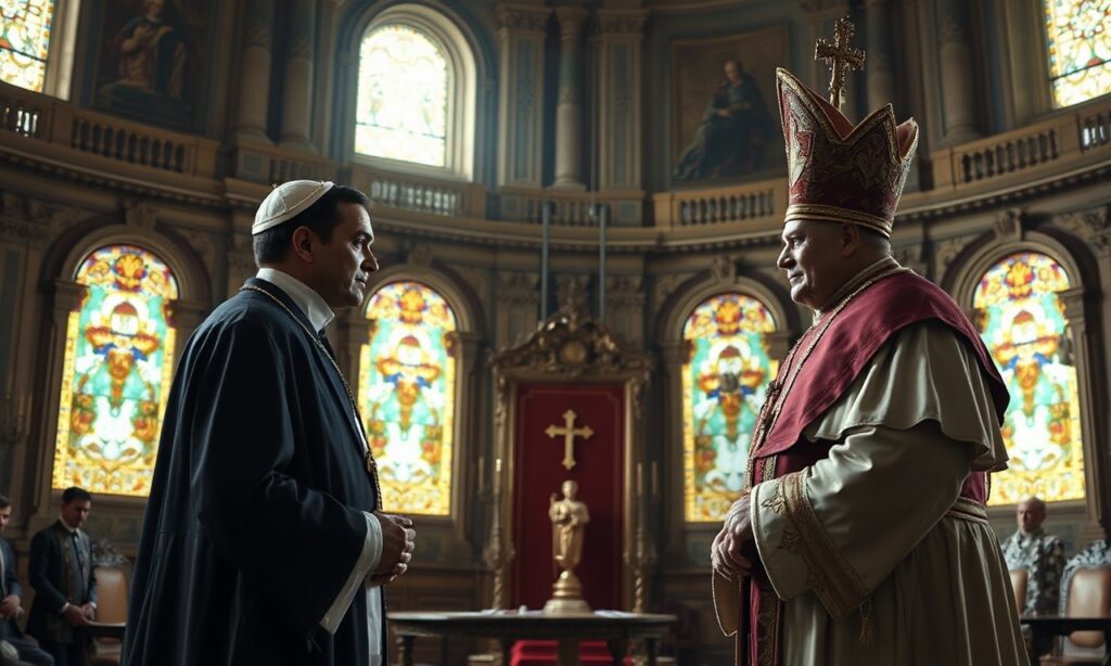 Marco Rubio i Leon XIV w Watykanie - spotkanie dyplomatyczne bez Chrystusa