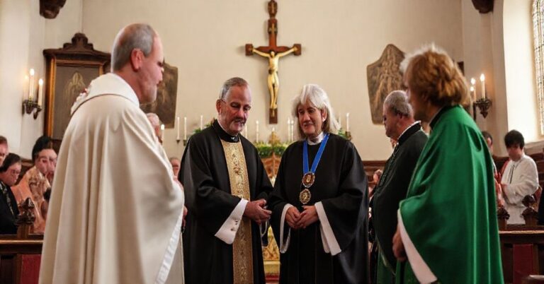 Ceremonia wręczenia medalu Benemerenti w Diecezji Płockiej