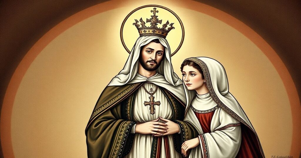 Matka Michaela Vamos-Karandish modli się w kościele katolickim z synem podczas protestu przeciwko edukacji seksualnej.