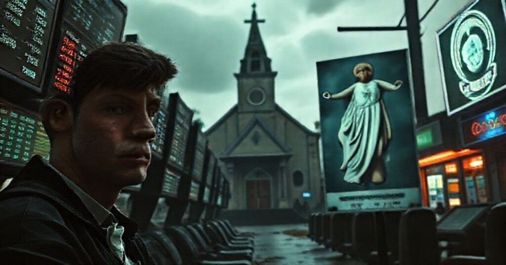 Młodzi hazardziści - młody mężczyzna walczący z patologicznym hazardem w Sverigesce społeczeństwie pozbawionym panowania Chrystusa.