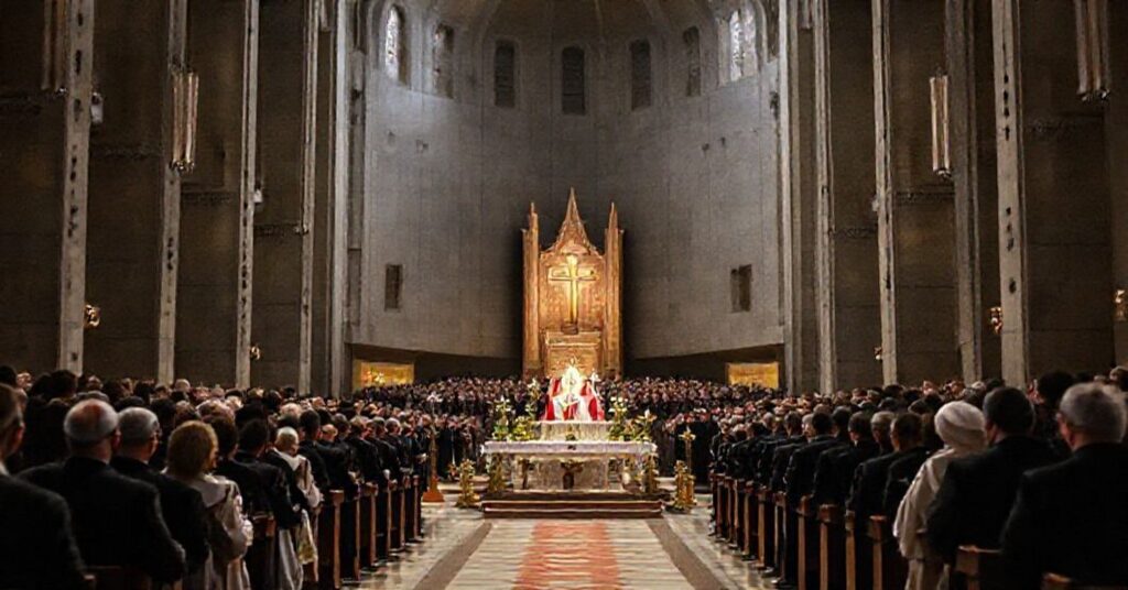 Uroczyście poświęcenia kościoła w Bydgoszczy przez "abp" Jana Romeo Pawłowskiego