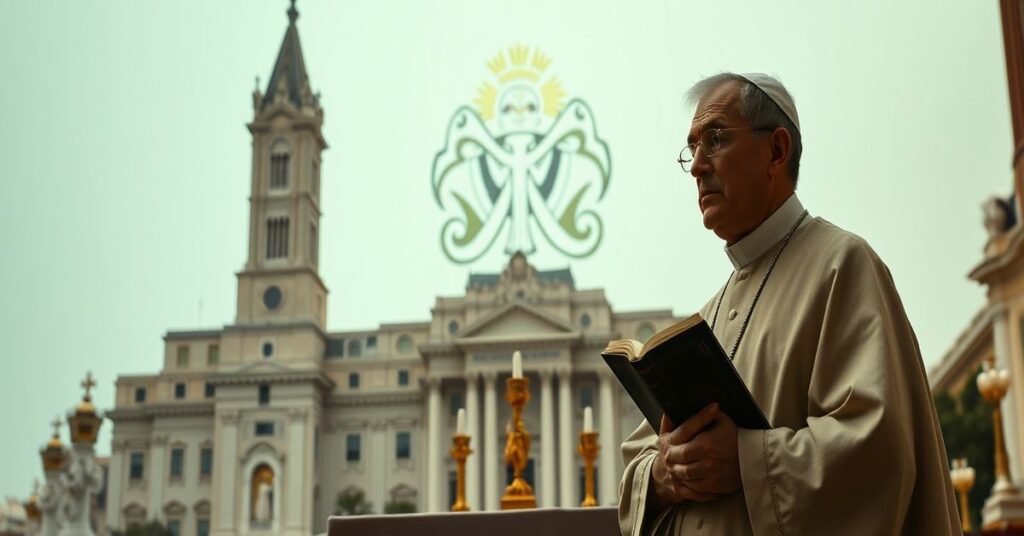 Królestwo Boga wobec światowych iluzji: tradycyjny kapłan modli się przed prostym ołtarzem w kontrastie z pogańskim luksusem Monako.