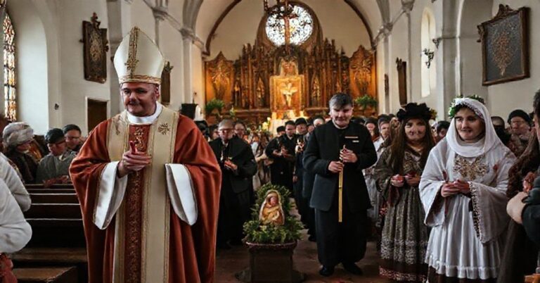 Obrzek liturgii: modernizacja Pasterek w Miętustwie zamiast Adoracji Dzieciątka