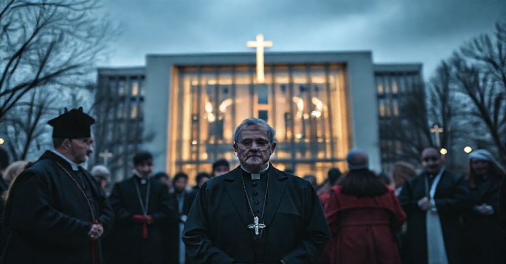 Nowy gmach UPJPII w Krakowie - moderna budowla symbolizująca triumf modernizmu nad Królestwem Chrystusa