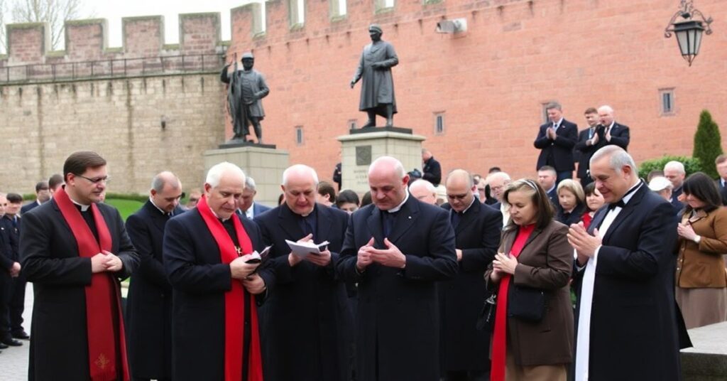 Uroczystość katolicka na Cytadeli Warszawskiej z udziałem prezydenta Karola Nawrockiego i kapelanów wojskowych.