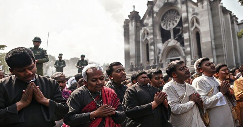Katolicki kościół w Dhace po atakach terrorystycznych - wierni modlą się o pokój i panowanie Chrystusa Króla