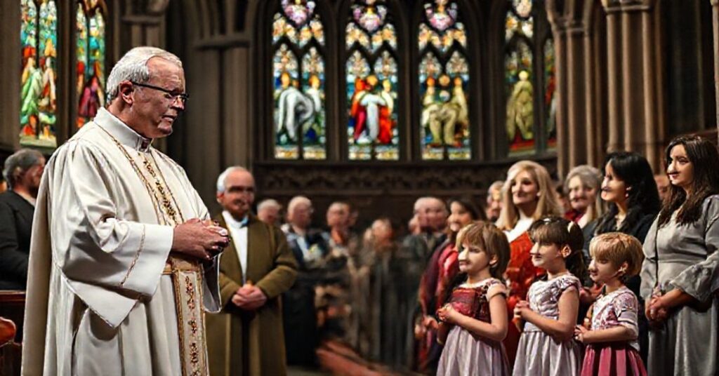 Kapelan katolicki modli się za dzieci w obliczu eksperymentu z blokadami dojrzewania w King's College London