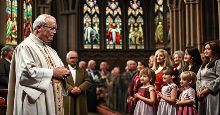 Kapelan katolicki modli się za dzieci w obliczu eksperymentu z blokadami dojrzewania w King's College London