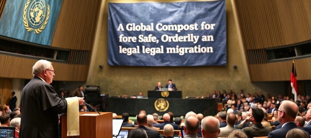 Mons. Robert D. Murphy przemawia na Forum ONZ o migracji