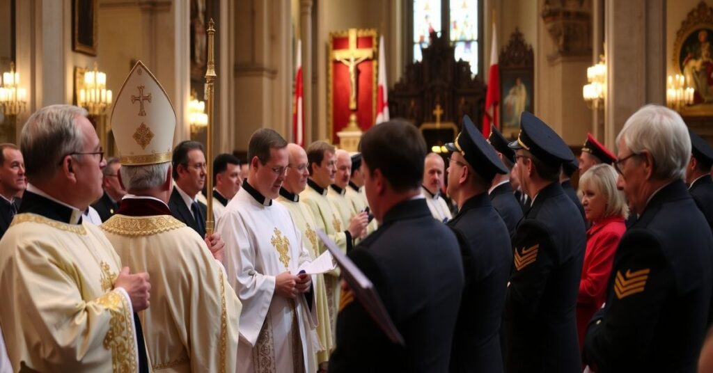 Msza św. w Bazylice Świętego Krzyża w Warszawie z okazji 84. rocznicy powstania Armii Krajowej