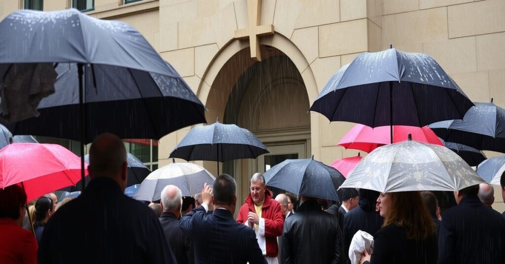 Sobór Tradycyjnej Mszy Łacińskiej przed kliniką Planned Parenthood w San Francisco przez księdza Javiera Olivera Ravasi jako pokuty za aborcję.