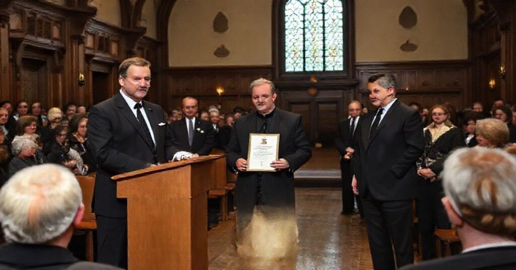 Uroczystość wręczenia Nagrody RPO im. Pawła Włodkowica w Warszawie z udziałem Dr. Tomasza Sieniowskiego i Katarzyny Wiśniewskiej.